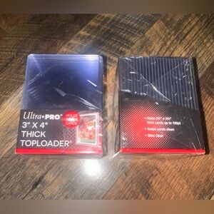 Ultra PRO 3" x 4" Thick Toploaders - (Set of 2)